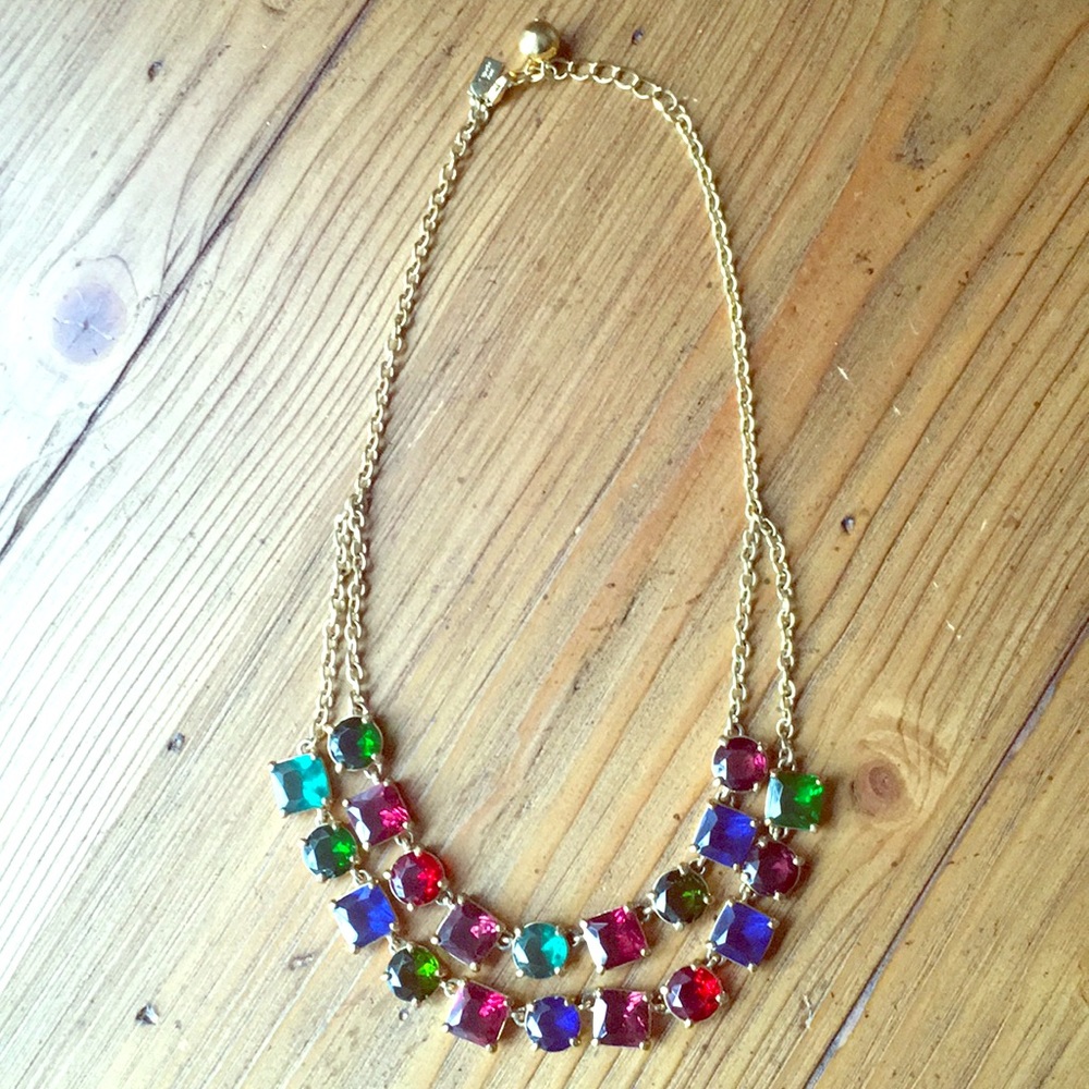 Kate Spade Crystal Kaleidoscope Double Necklace